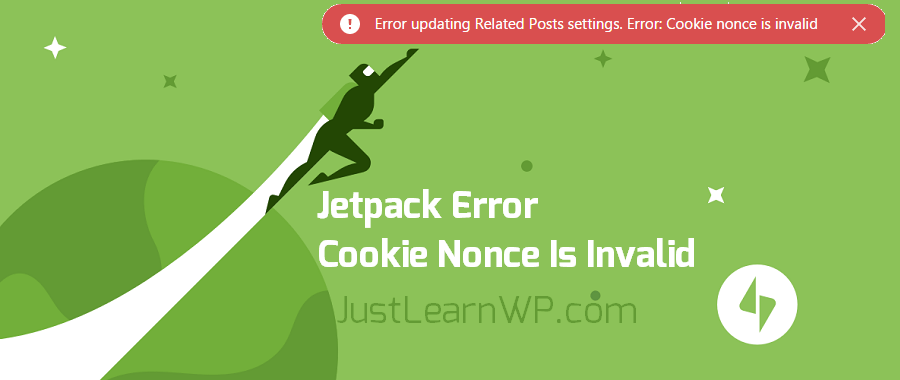 Jetpack Error Cookie Nonce Is Invalid