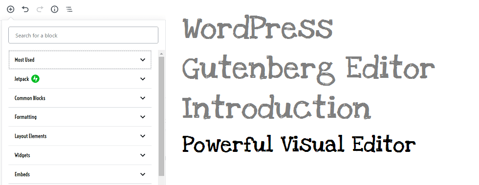 WordPress-Gutenberg -editor