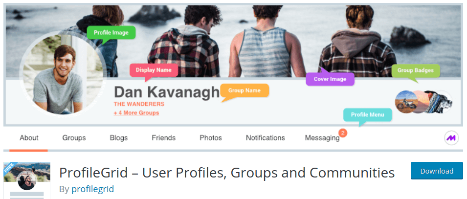 ProfileGrid – User Profiles, Groups and Communities – WordPress plugin