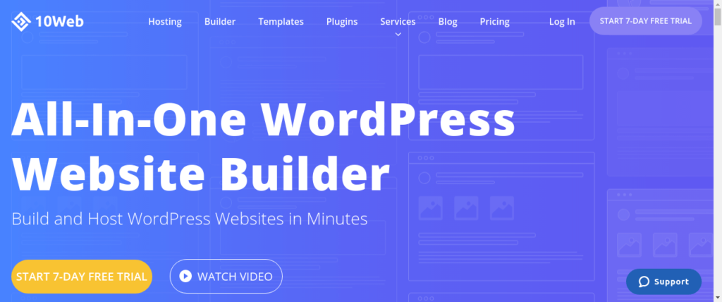 10Web review- Build & Host Your WordPress Website